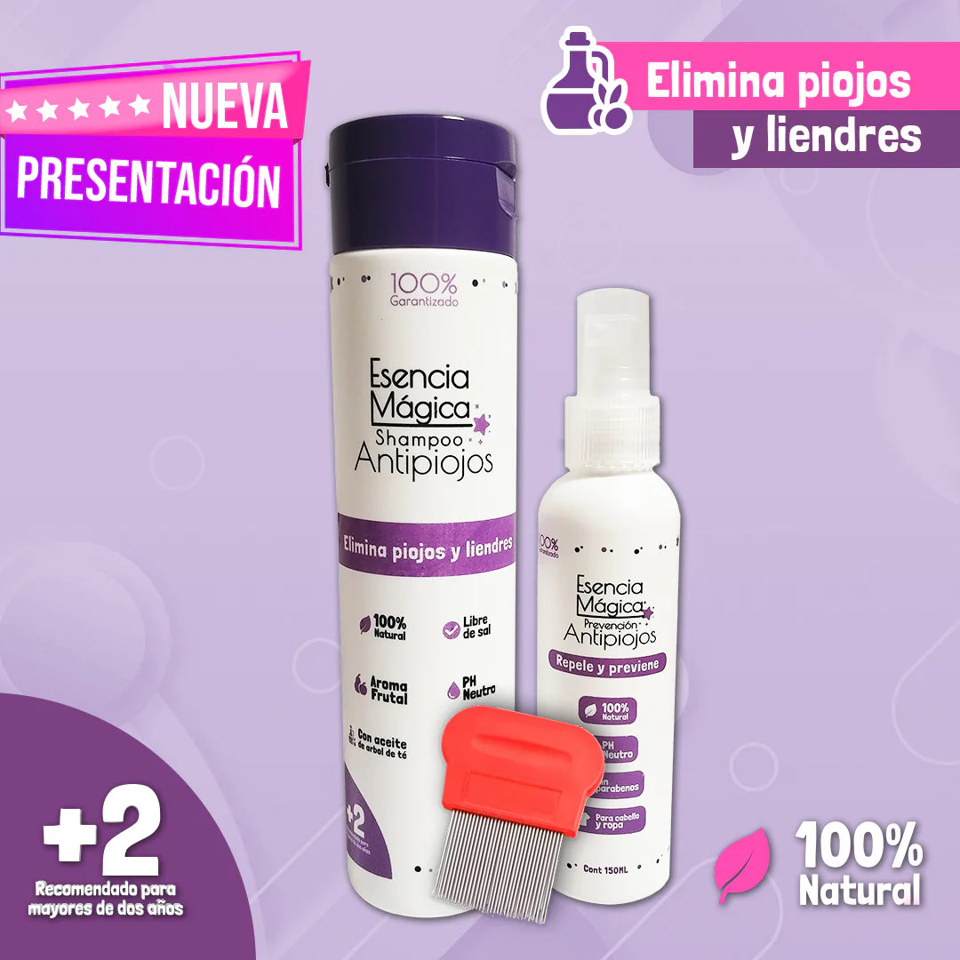 Combo Antipiojos + Acondicionador Esencia Mágica