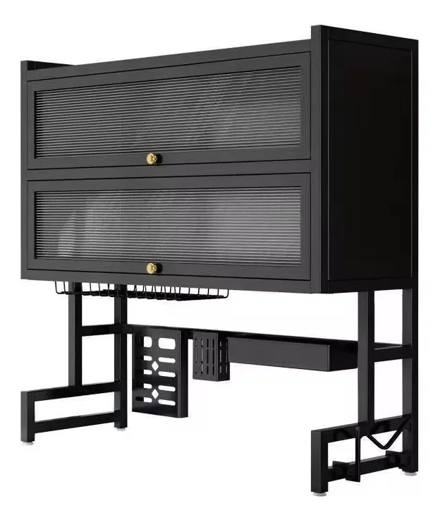 Platero Escurridor Doble Gabinete 85 cm – Organizador de Cocina