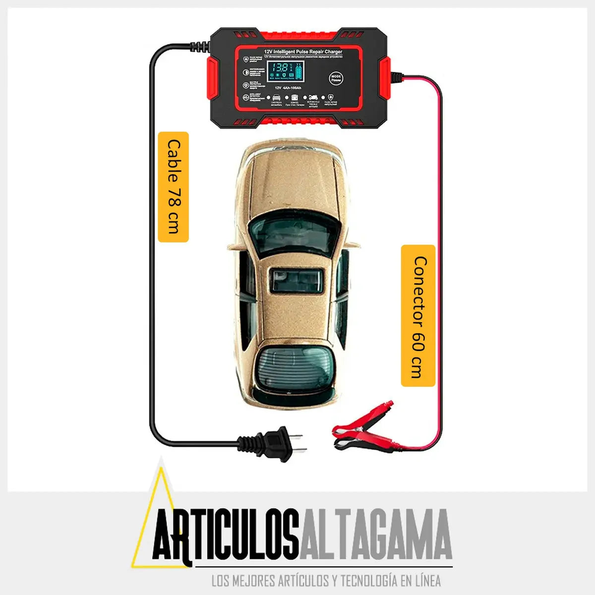 CARGADOR INTELIGENTE DE BATERÍAS 12V