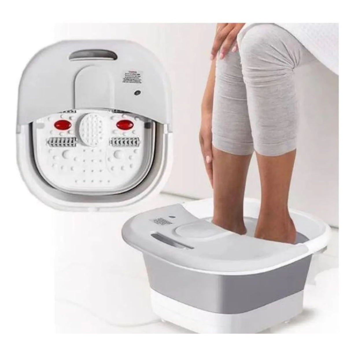 SPA TINA PARA PIES HIDROMASAJES PLEGABLE