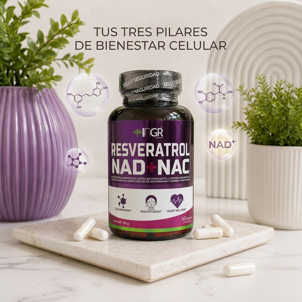 Resveratrol NAD+NAC – Suplemento Dietario Premium