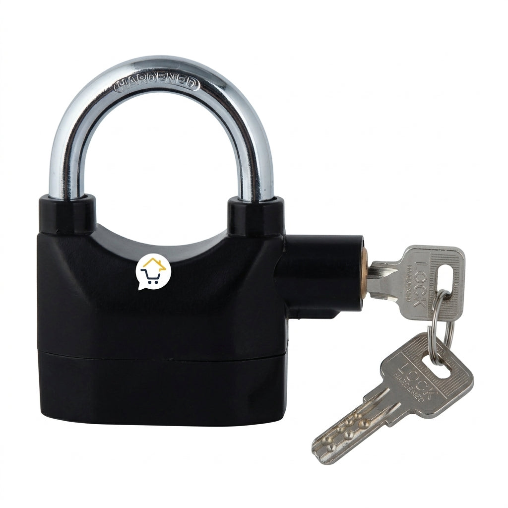CANDADO CON ALARMA PARA MOTOS Y BICICLET
