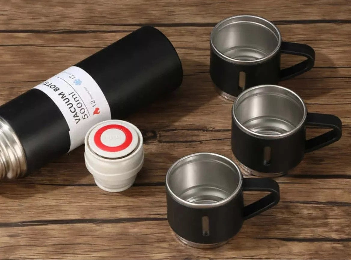 Set Termo Temperatura Acero Inoxidable
