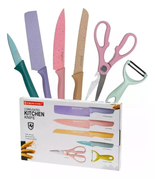SET DE CUCHILLOS X6 PIEZAS TV