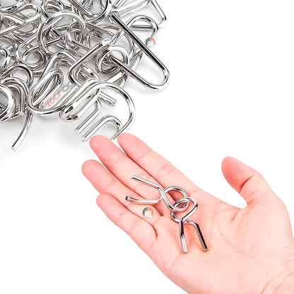 Rompecabezas Metal Puzzle 20 Pcs Iq Test