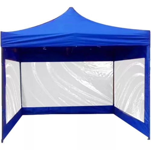 Toldo Plegable 3x3 con Paredes y Ventanas – Oxford 600D