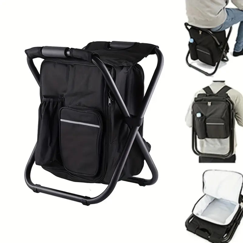 Silla Plegable Portatil Tipo Mochila