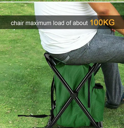 Silla Plegable Portatil Tipo Mochila
