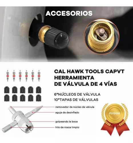 Kit de Herramientas para Cambio y Reparación de Neumáticos