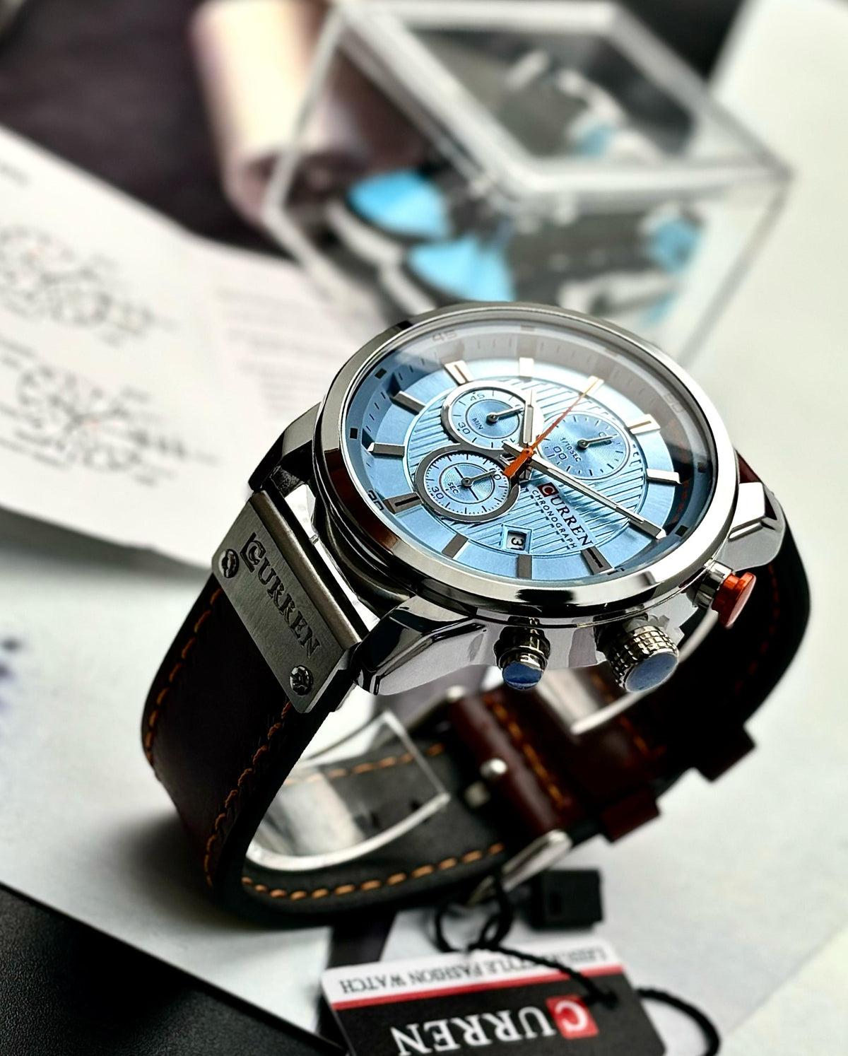 Reloj Curren 8291 Para Hombre Pulso Cuer