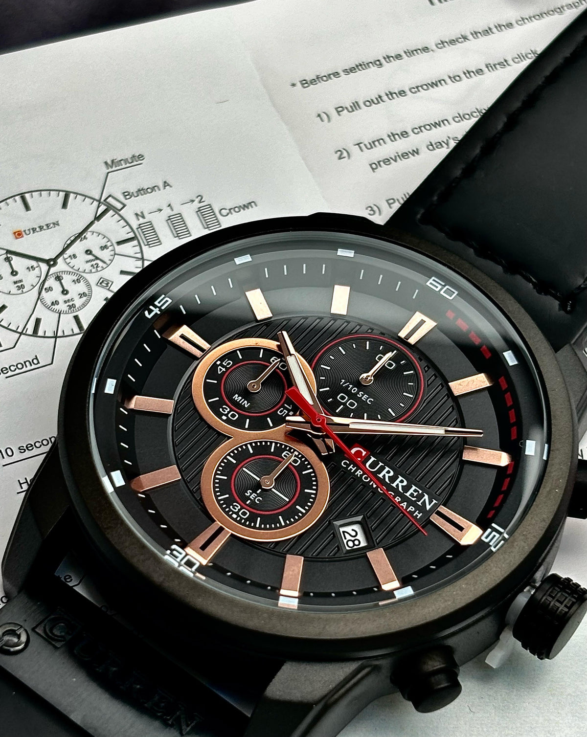 Reloj Curren 8291 Para Hombre Pulso Cuer