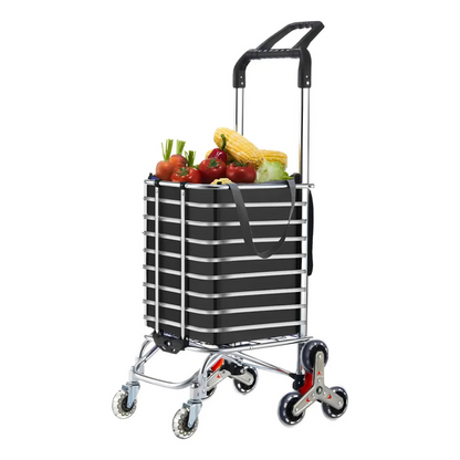 Carrito de Compras Plegable de 8 Ruedas