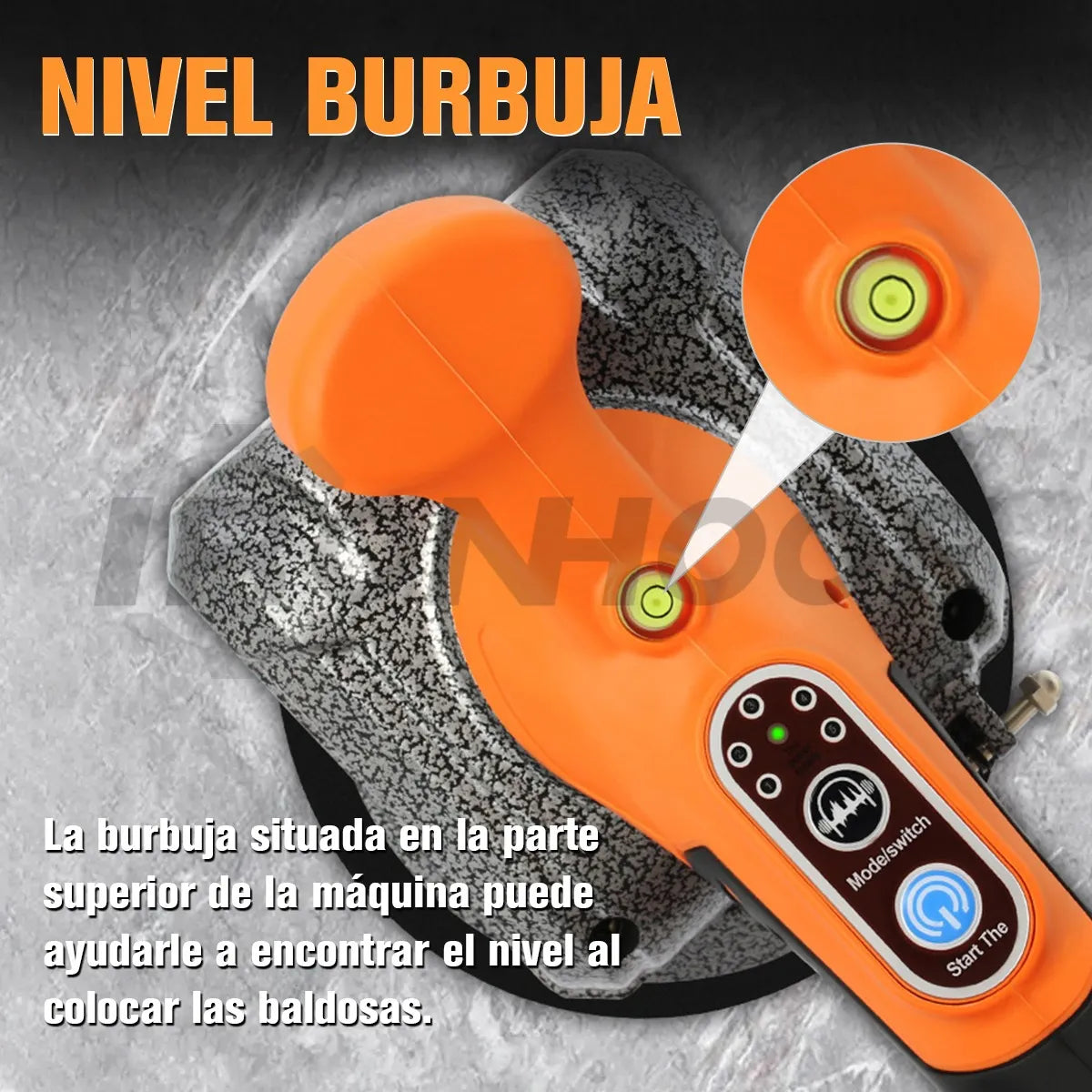Vibrador de Azulejos Hextul con Ventosa y Baterías