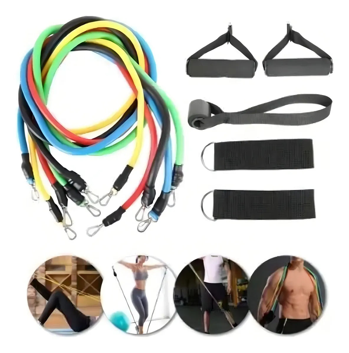 Kit De Bandas De Resistencia 11pzs
