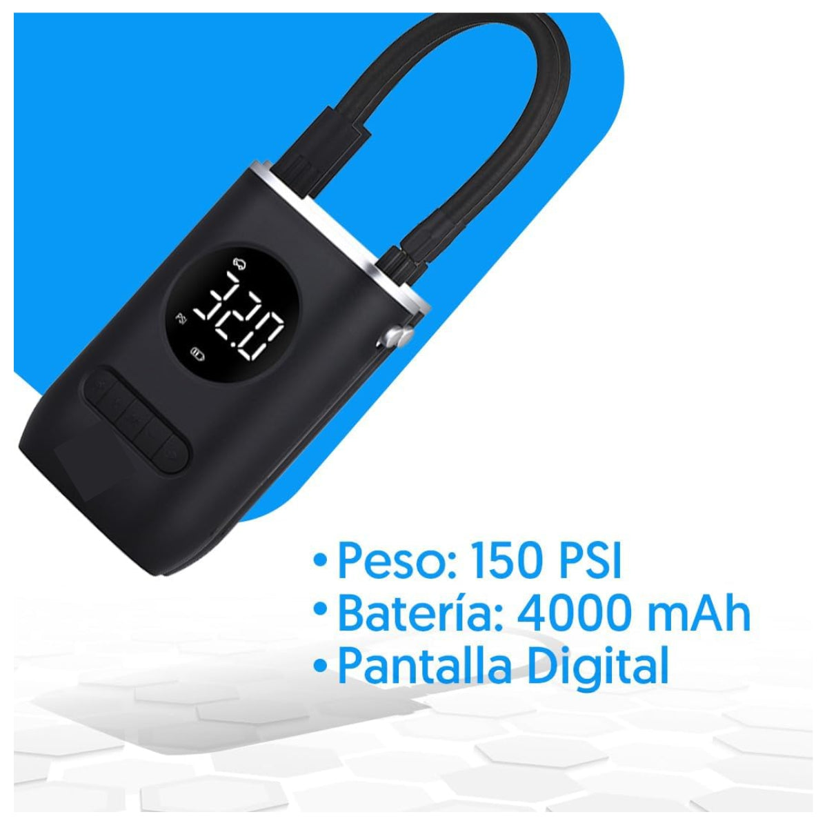 Inflador Compresor de Aire Carro Moto