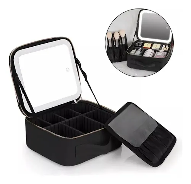 COSMETIQUERA DE MAQUILLAJE CON ESPEJO