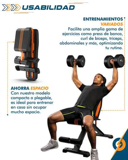 Banco Multifuncional Entrenamiento Pbold