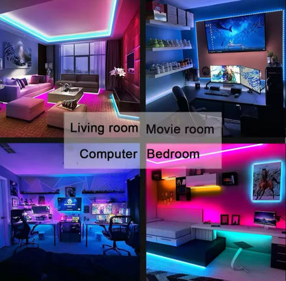 Cinta LED Bluetooth USB flexible 5metros