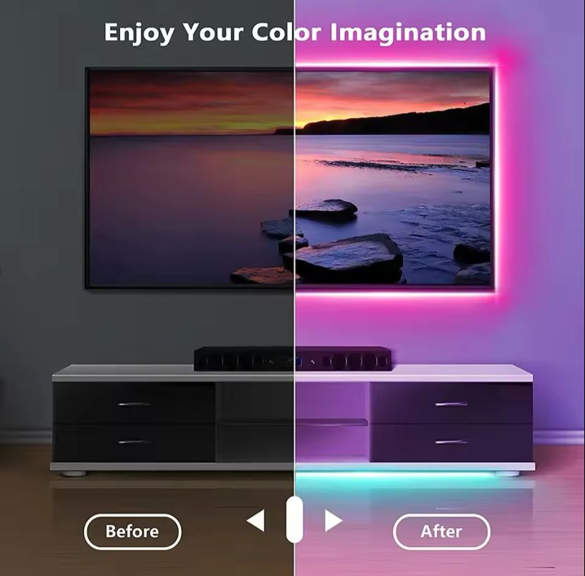 Cinta LED Bluetooth USB flexible 5metros