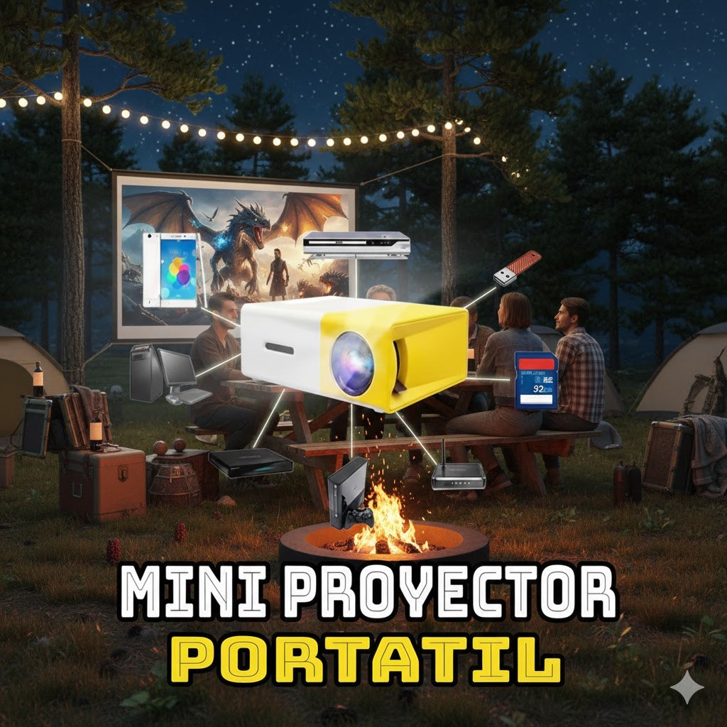 Proyector Cine Portátil HD