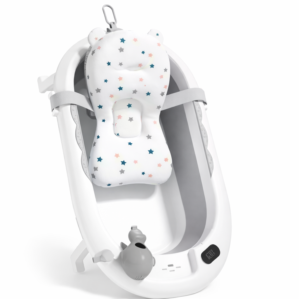 Bañera Plegable para Bebé con Termometro