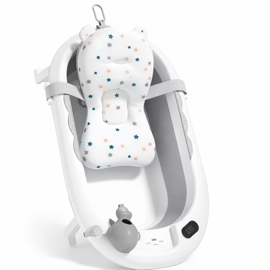 Bañera Plegable para Bebé con Termometro