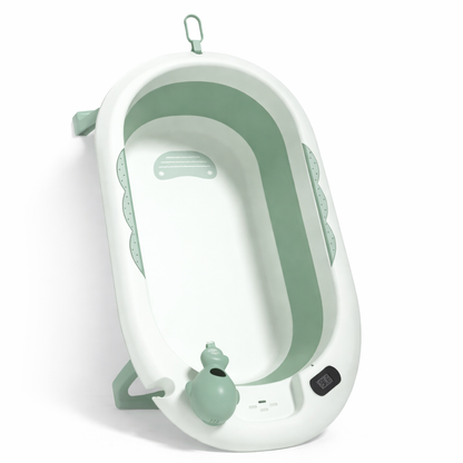 Bañera Plegable para Bebé con Termometro