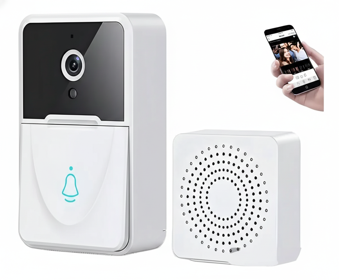 Timbre con Cámara WiFi Inalámbrico