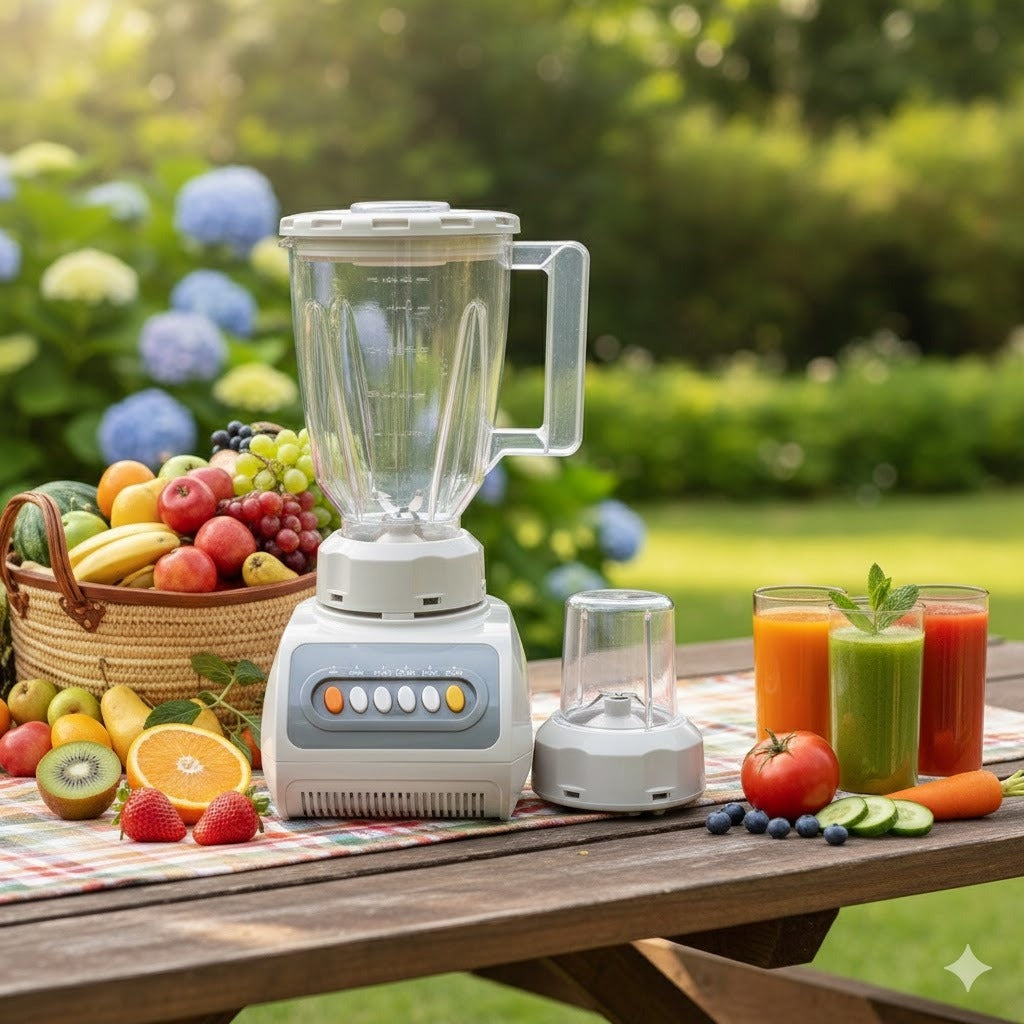 Licuadora Power Blend Pro 2 en 1 – Multifuncional con Vaso Triturador