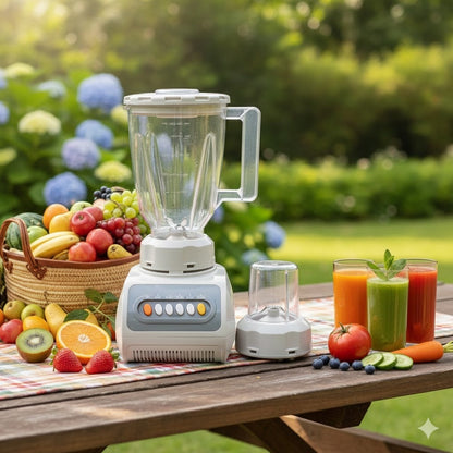 Licuadora Power Blend Pro 2 en 1 – Multifuncional con Vaso Triturador