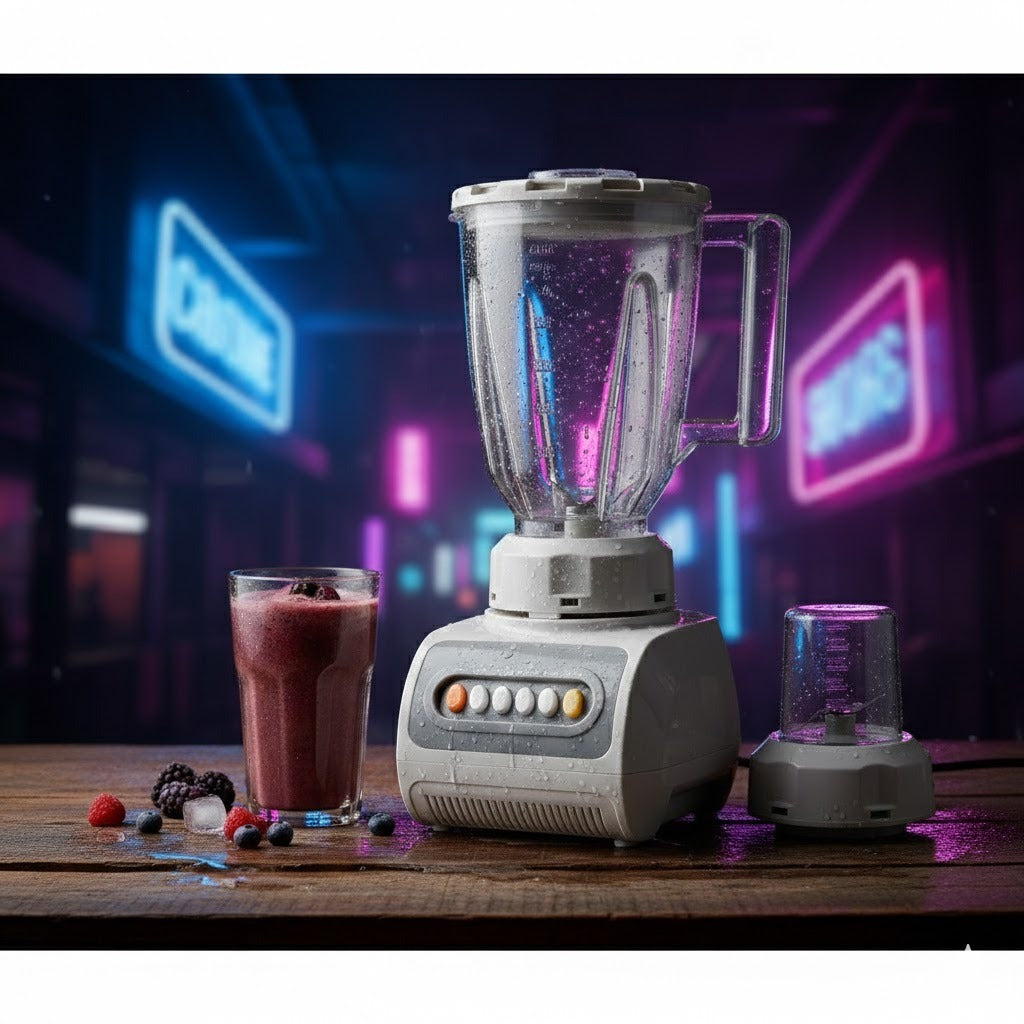 Licuadora Power Blend Pro 2 en 1 – Multifuncional con Vaso Triturador