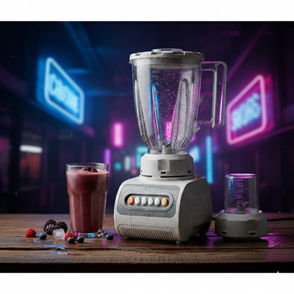 Licuadora Power Blend Pro 2 en 1 – Multifuncional con Vaso Triturador