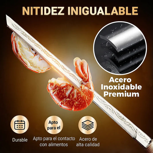 Cuchillo Cutmaster – Acero Inoxidable con Diseño Japonés