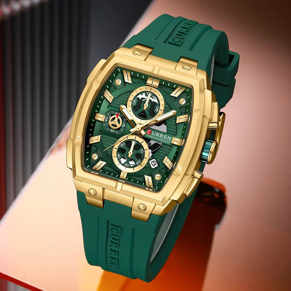 Reloj Curren 8488  Pulso Silicona Hombre