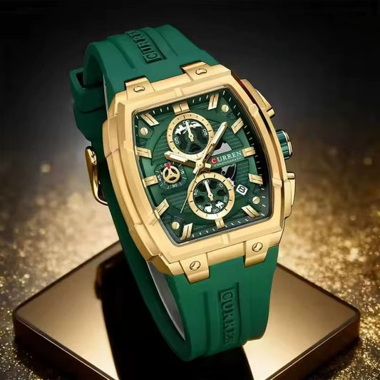 Reloj Curren 8488  Pulso Silicona Hombre