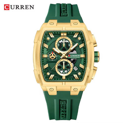 Reloj Curren 8488  Pulso Silicona Hombre