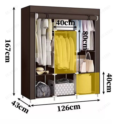 Armario 3 PUESTOS CLOSETDe Tela GRANDE