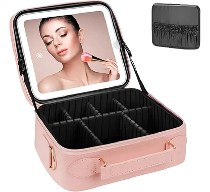 COSMETIQUERA DE MAQUILLAJE CON ESPEJO