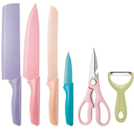 SET DE CUCHILLOS X6 PIEZAS TV