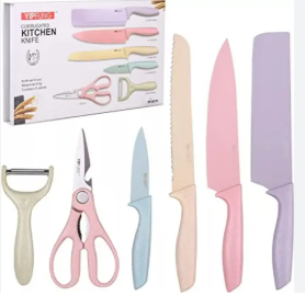 SET DE CUCHILLOS X6 PIEZAS TV