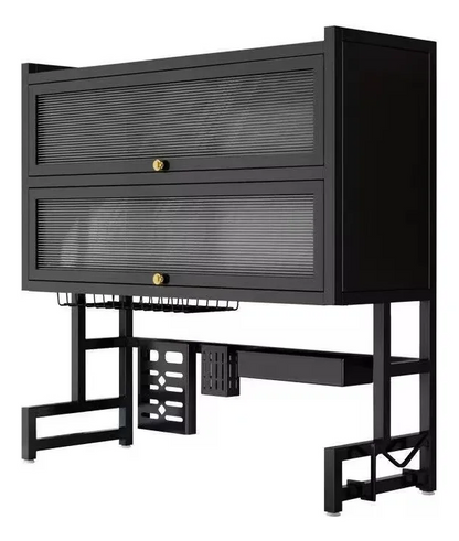 Platero Escurridor Doble Gabinete 85 cm – Organizador de Cocina