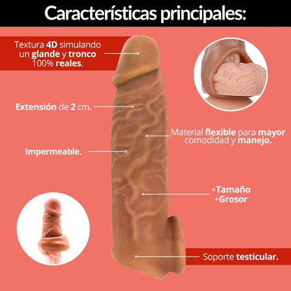 Funda Pene Realist Extensión 16CM FUN007