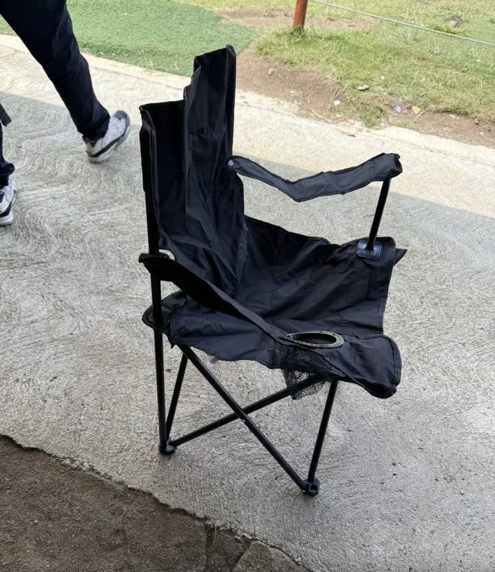 Silla Camping plegable con Portavaso