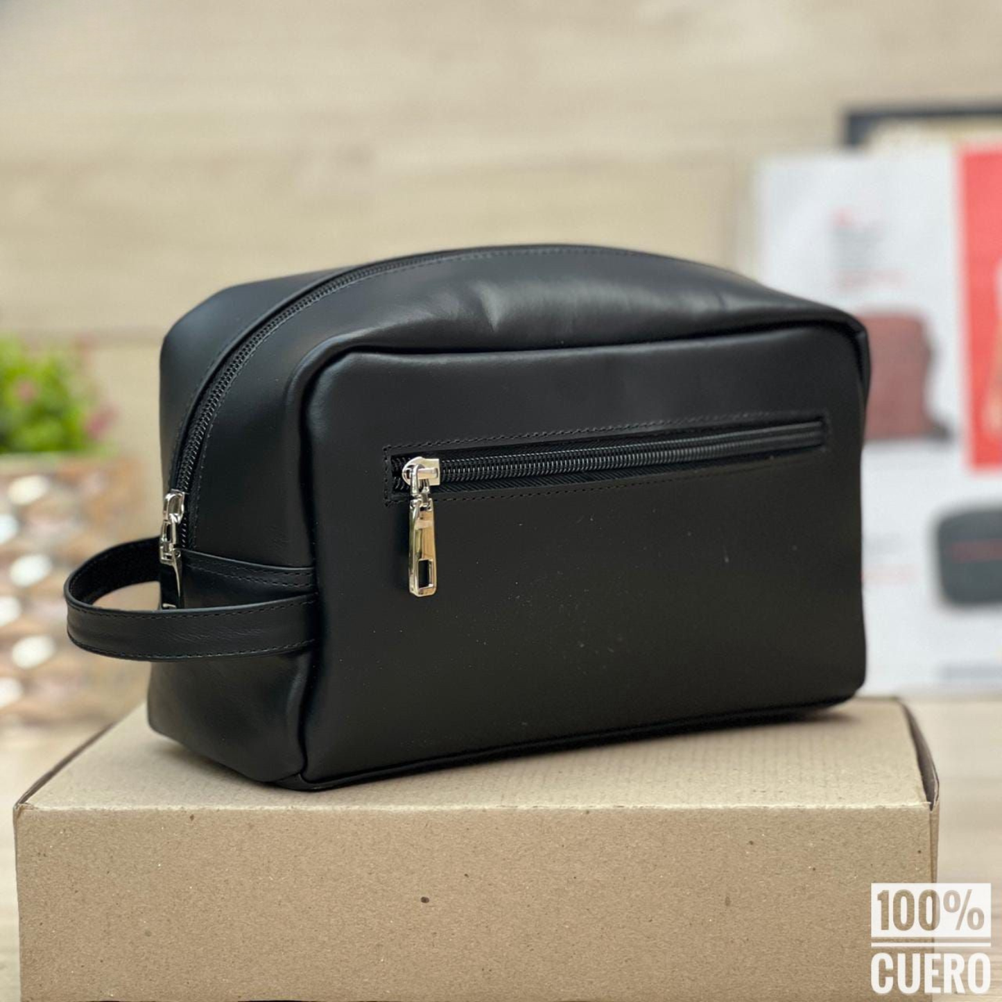 SET SPECIAL NECESER CABALLERO 100% CUERO