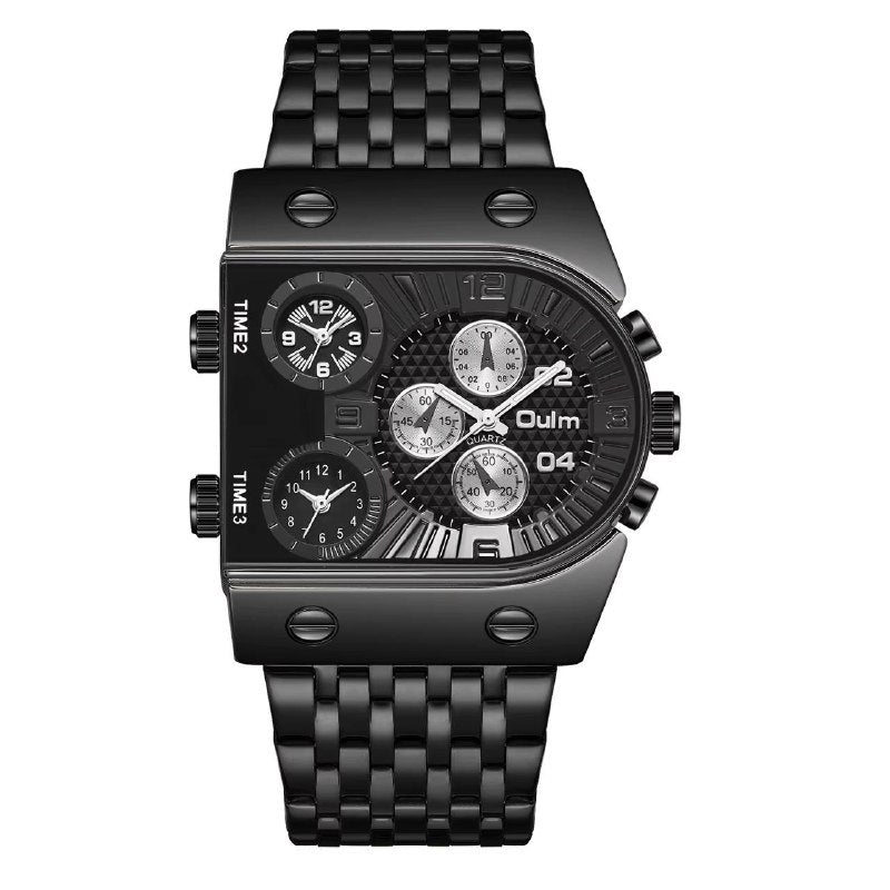 RELOJ OULM 9315  3 ZONAS HORARIAS SIMULT