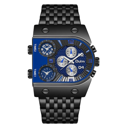 RELOJ OULM 9315  3 ZONAS HORARIAS SIMULT