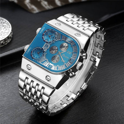 RELOJ OULM 9315  3 ZONAS HORARIAS SIMULT