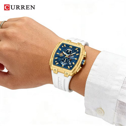 Reloj Curren 8488  Pulso Silicona Hombre