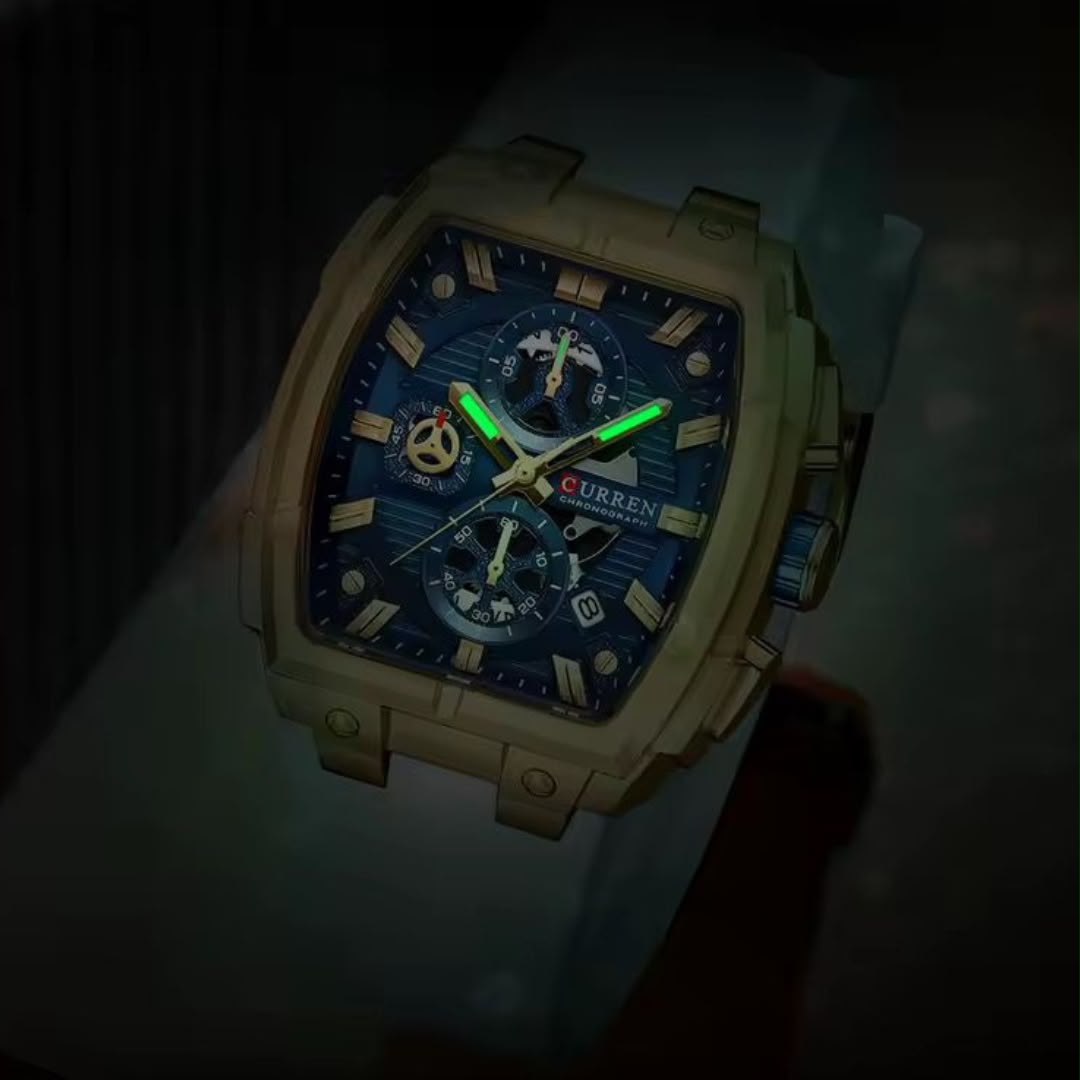 Reloj Curren 8488  Pulso Silicona Hombre