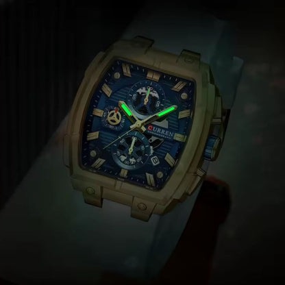 Reloj Curren 8488  Pulso Silicona Hombre